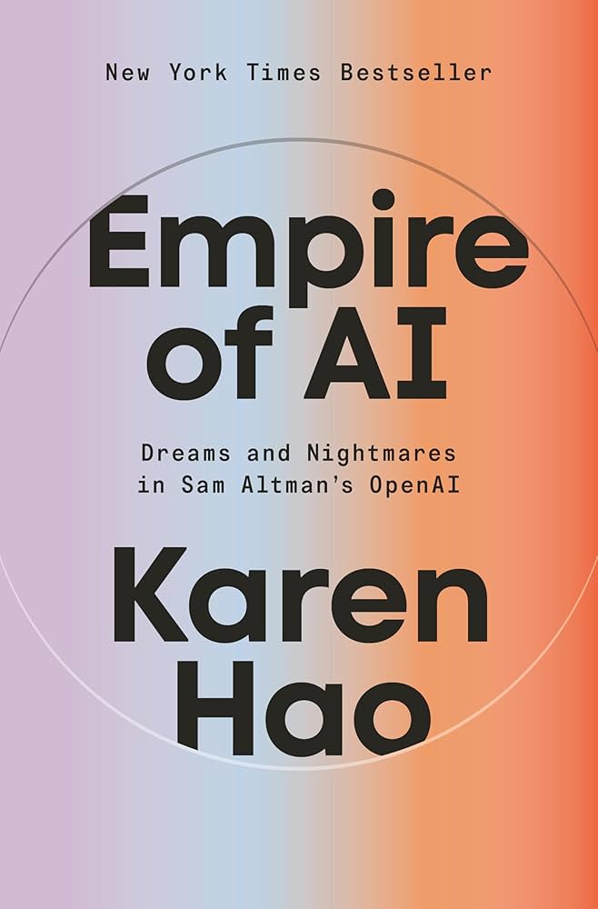 Cover of Empire of AI by Karen Hao