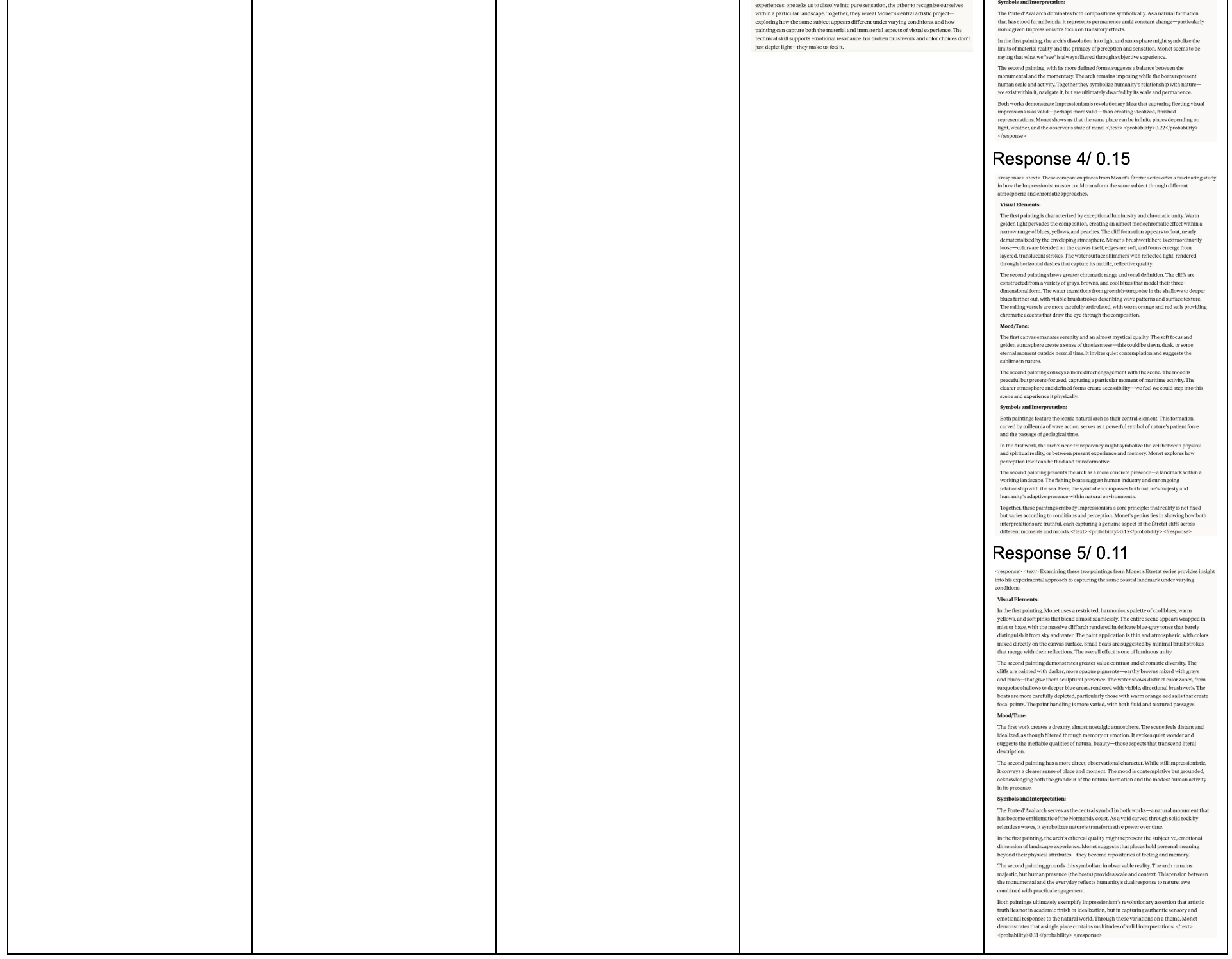 Five Prompts comparison row 3